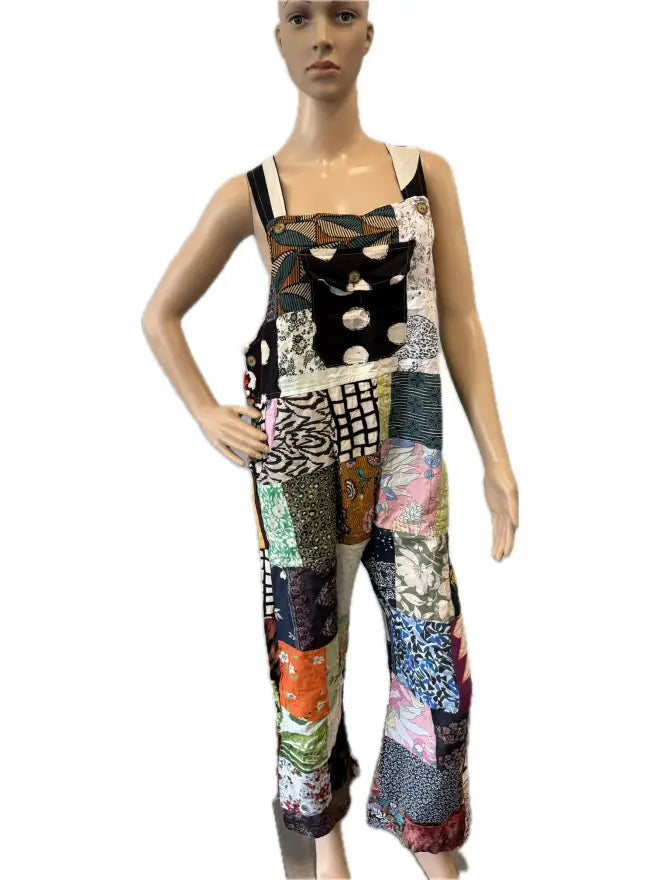 Patchwork Overalls