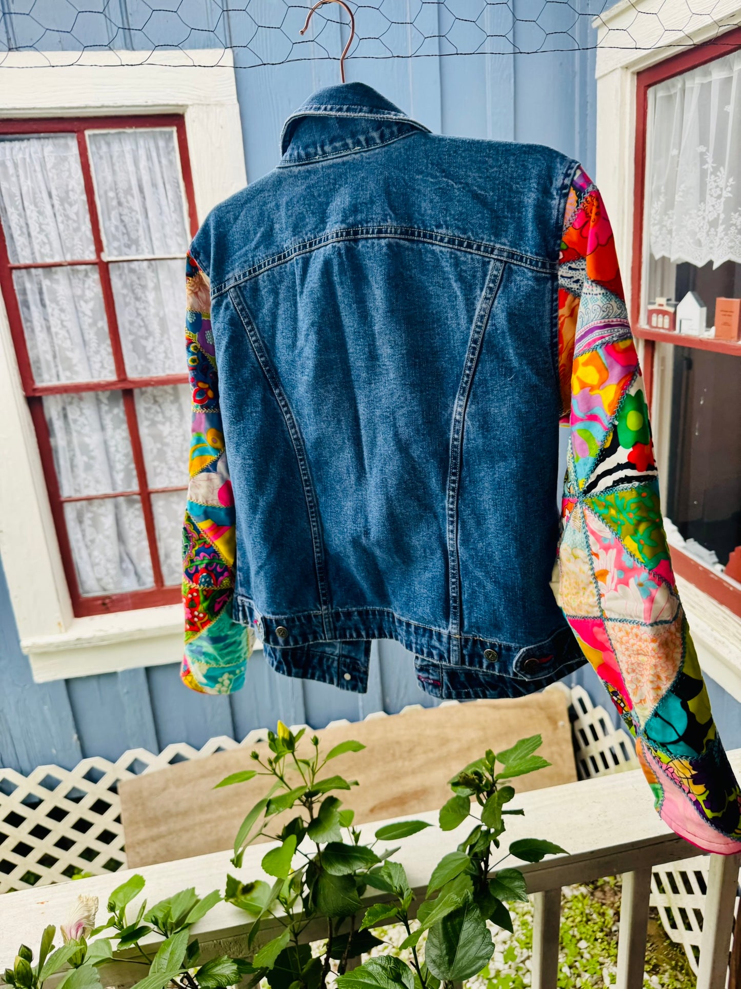 1970s Attitude in a Denim Jacket