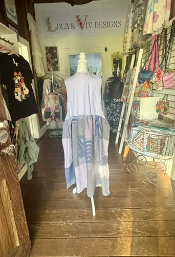 Paatchwork Wrap Apron/Dress