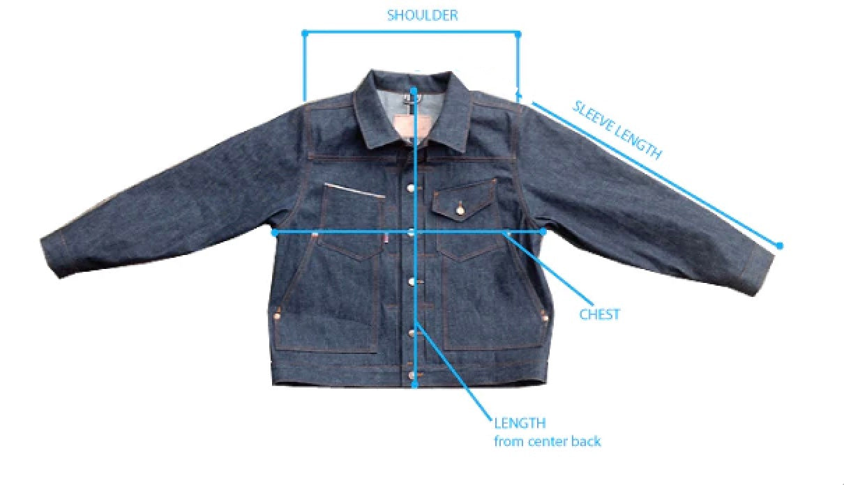 Redesigned Denim Jacket - Railroad Crossing Block (Quilted Panel)