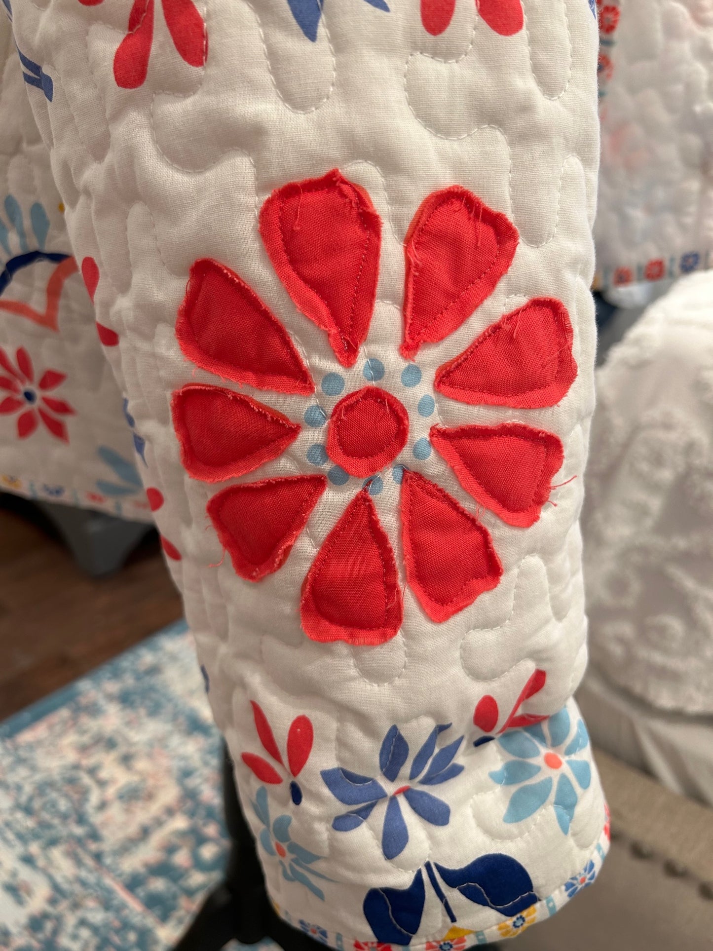 Quilted Jacket - Floral Russian Dolls