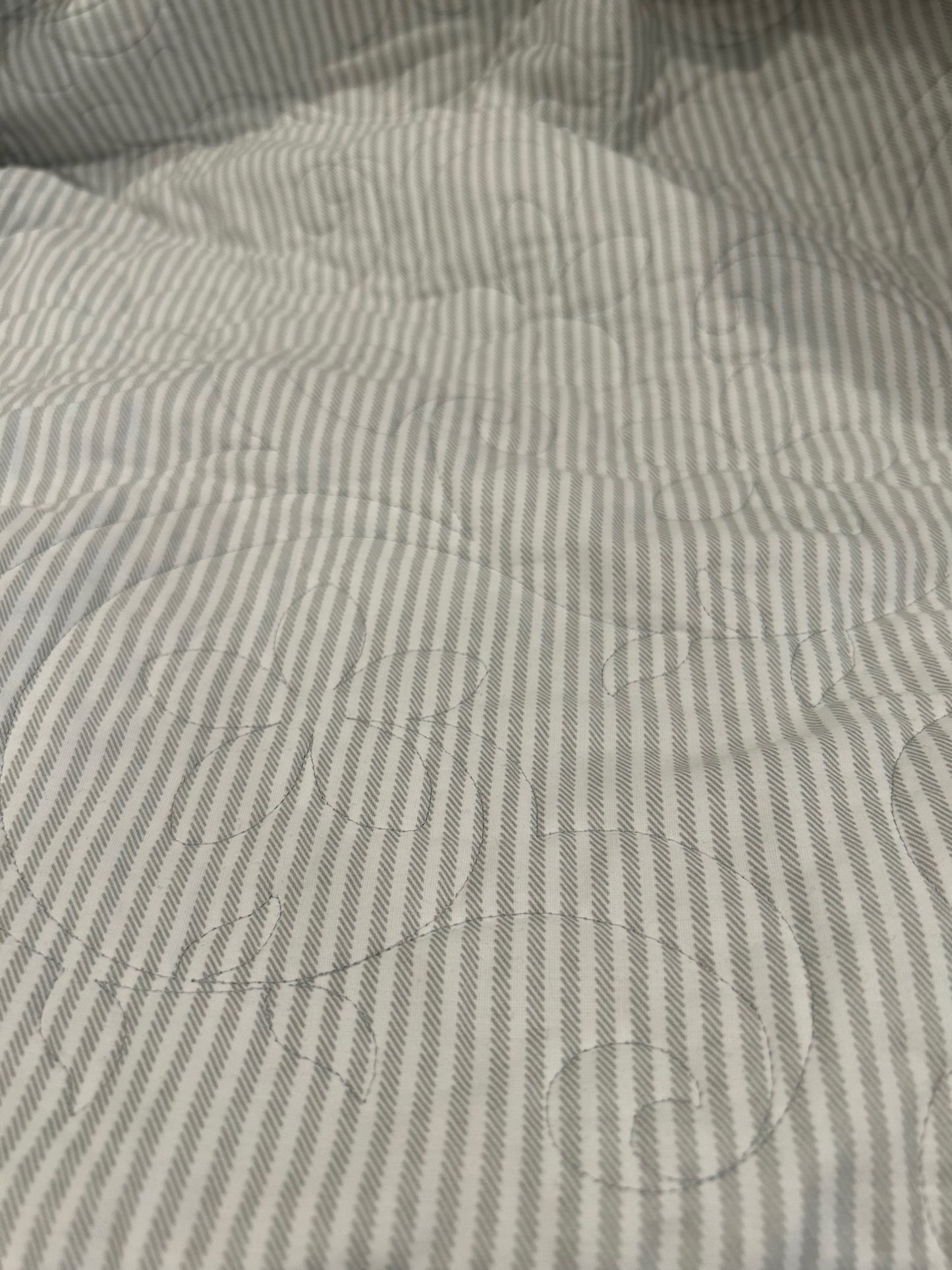 Modern Quilted Jacket - Maroon, Gray, and White