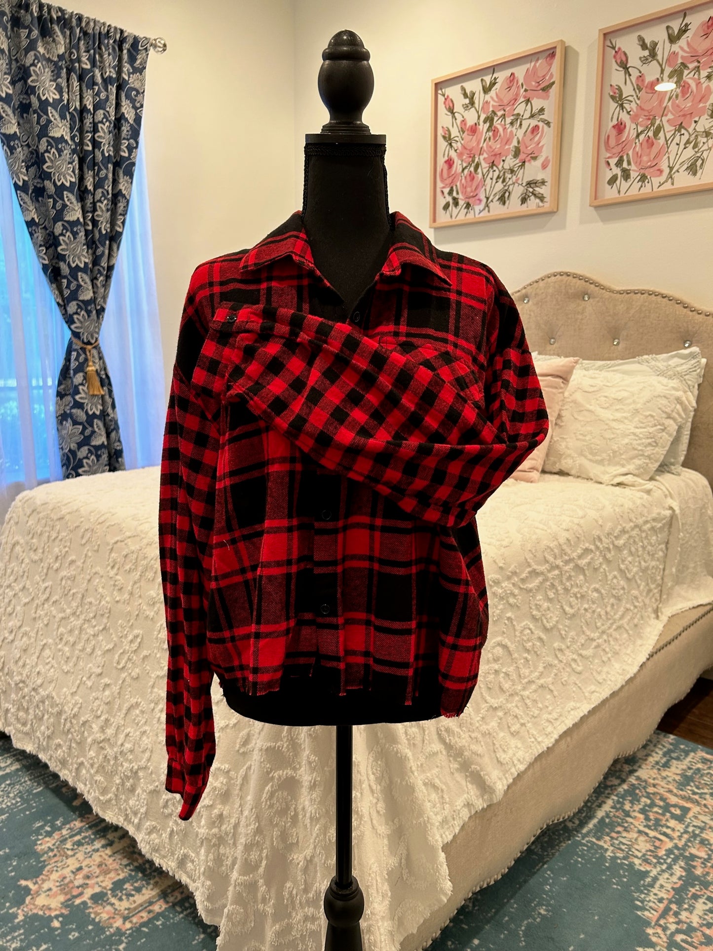 Redesigned Flannels - Nirvana cropped flannel