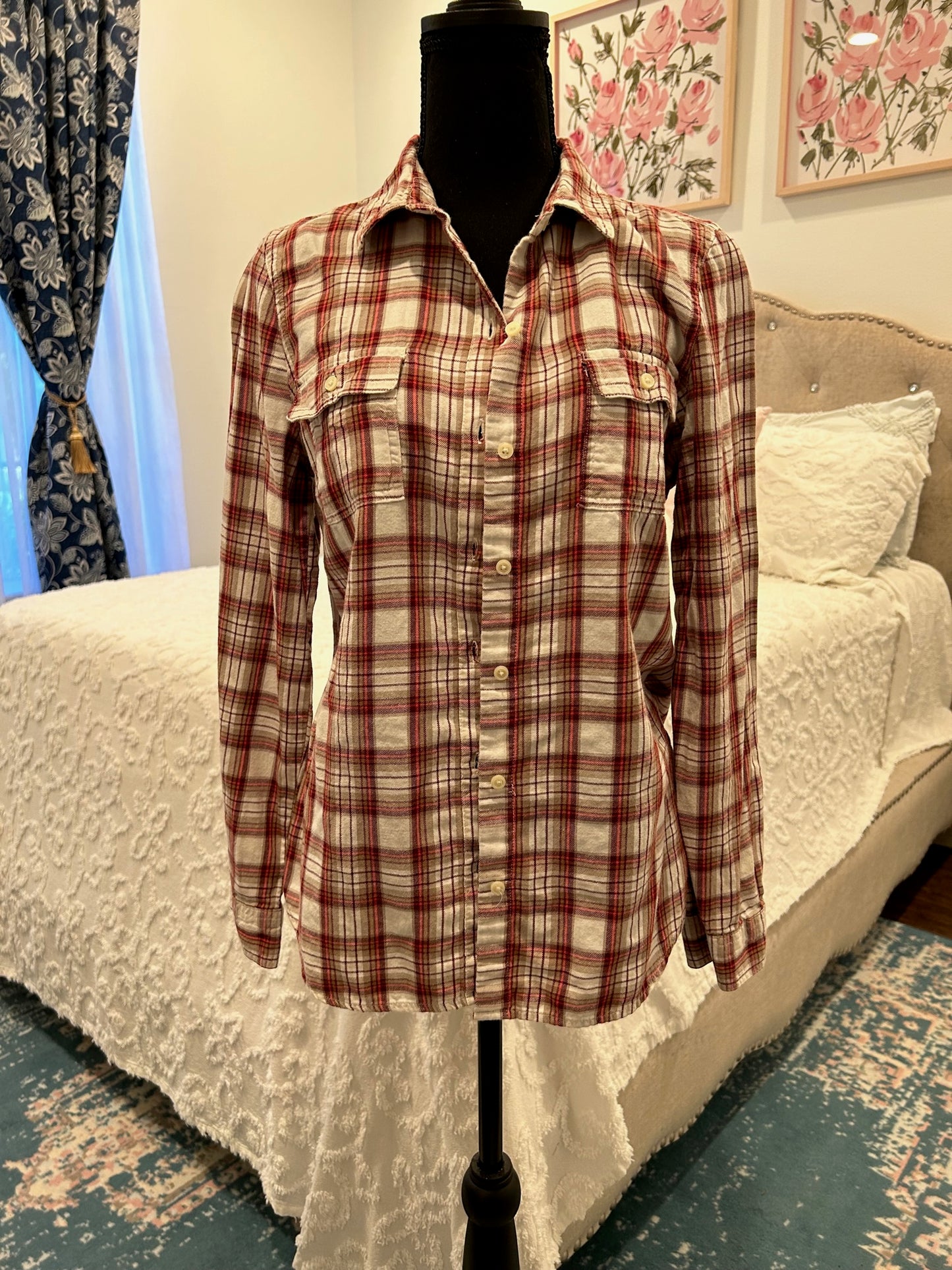 Redesigned Flannels - Appliqued Feathers