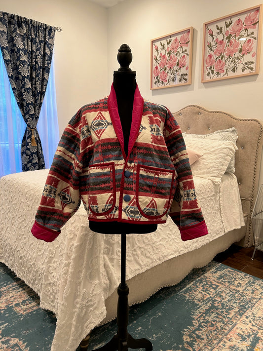 Quilted Jacket - Southwest Bomber Style
