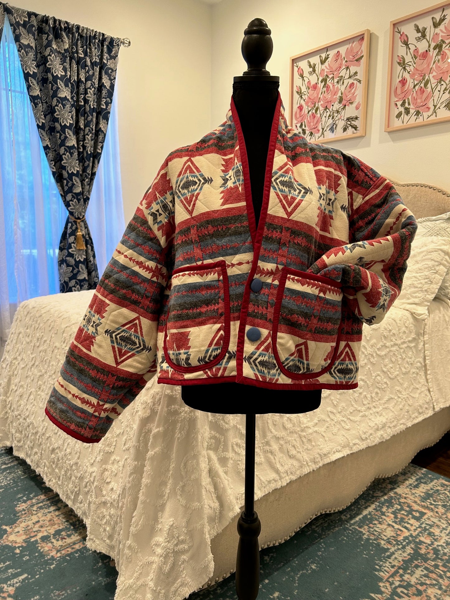 Quilted Jacket - Southwest Bomber Style