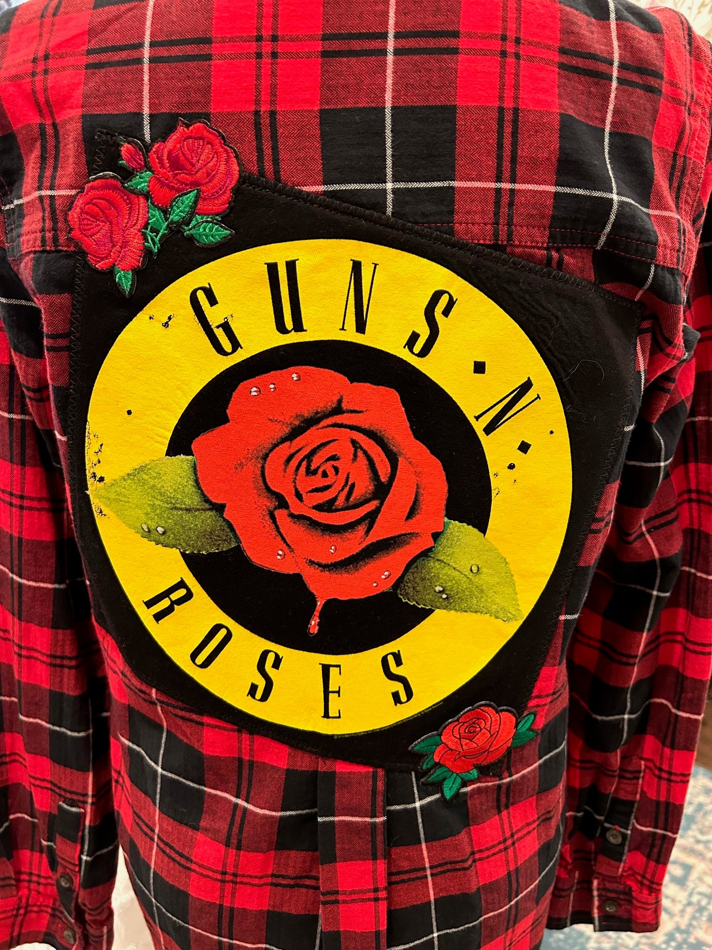 Redesigned Flannels - Guns and Roses