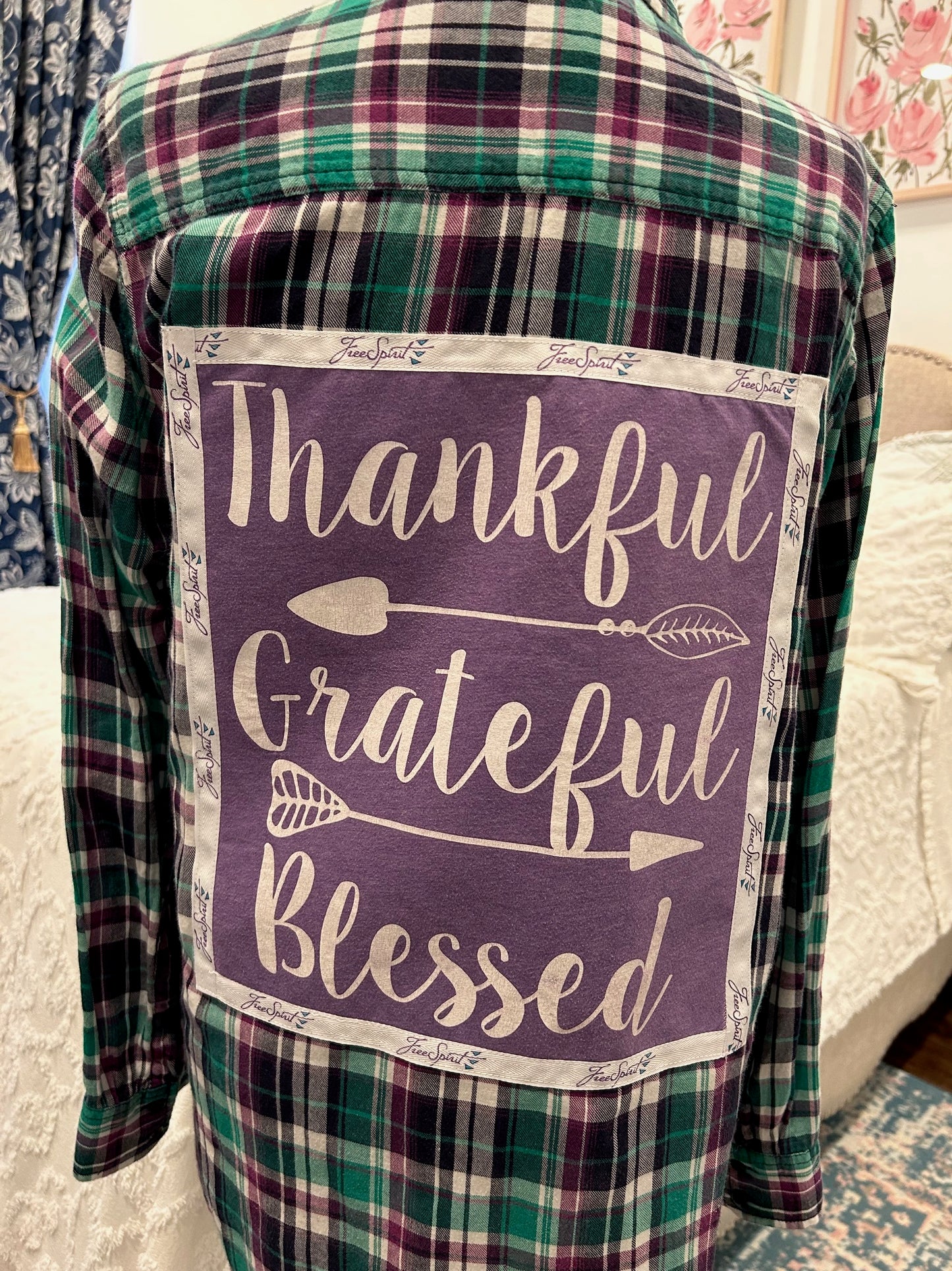 Redesigned Flannels - Thankful, Grateful, Blessed