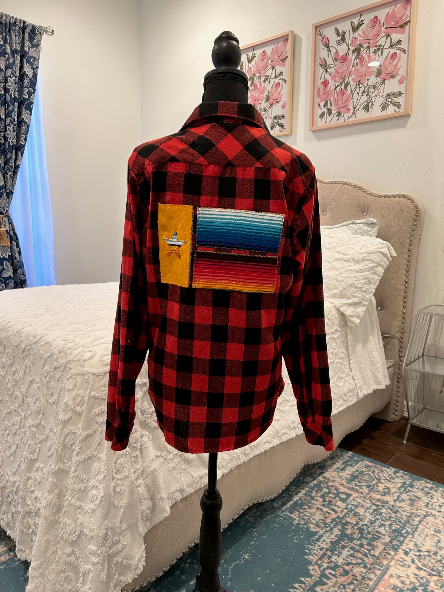 Redesigned Flannels - Serape Texas Flag