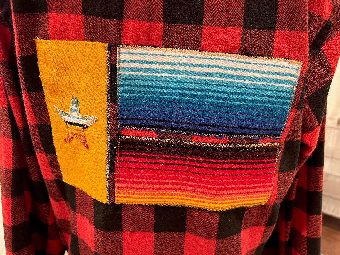 Redesigned Flannels - Serape Texas Flag