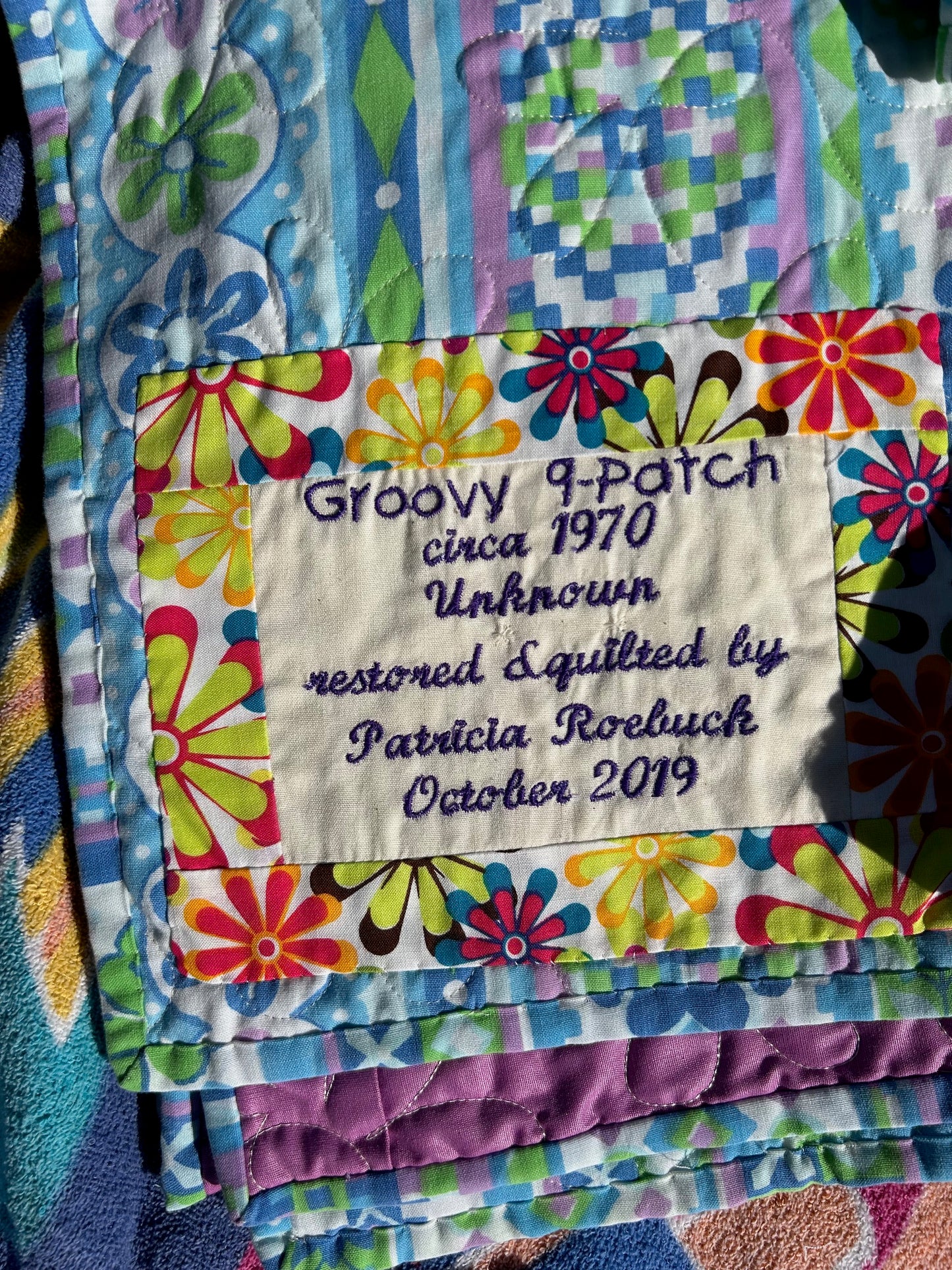Vintage Quilts - Groovy 9-Patch