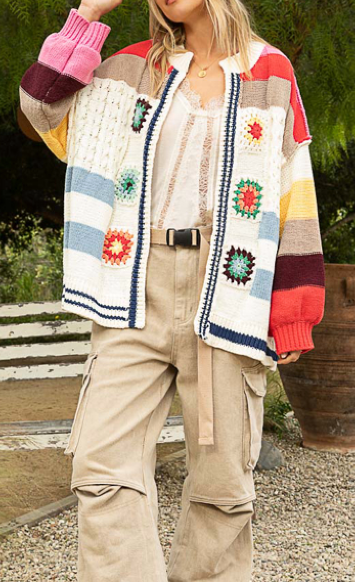 POL Crochet Cardigan - 50% off!
