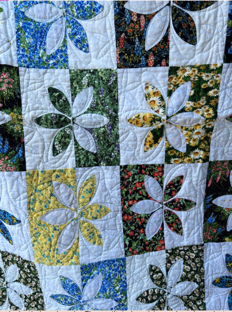 Texas Flowers Quilt and Pillow Sham