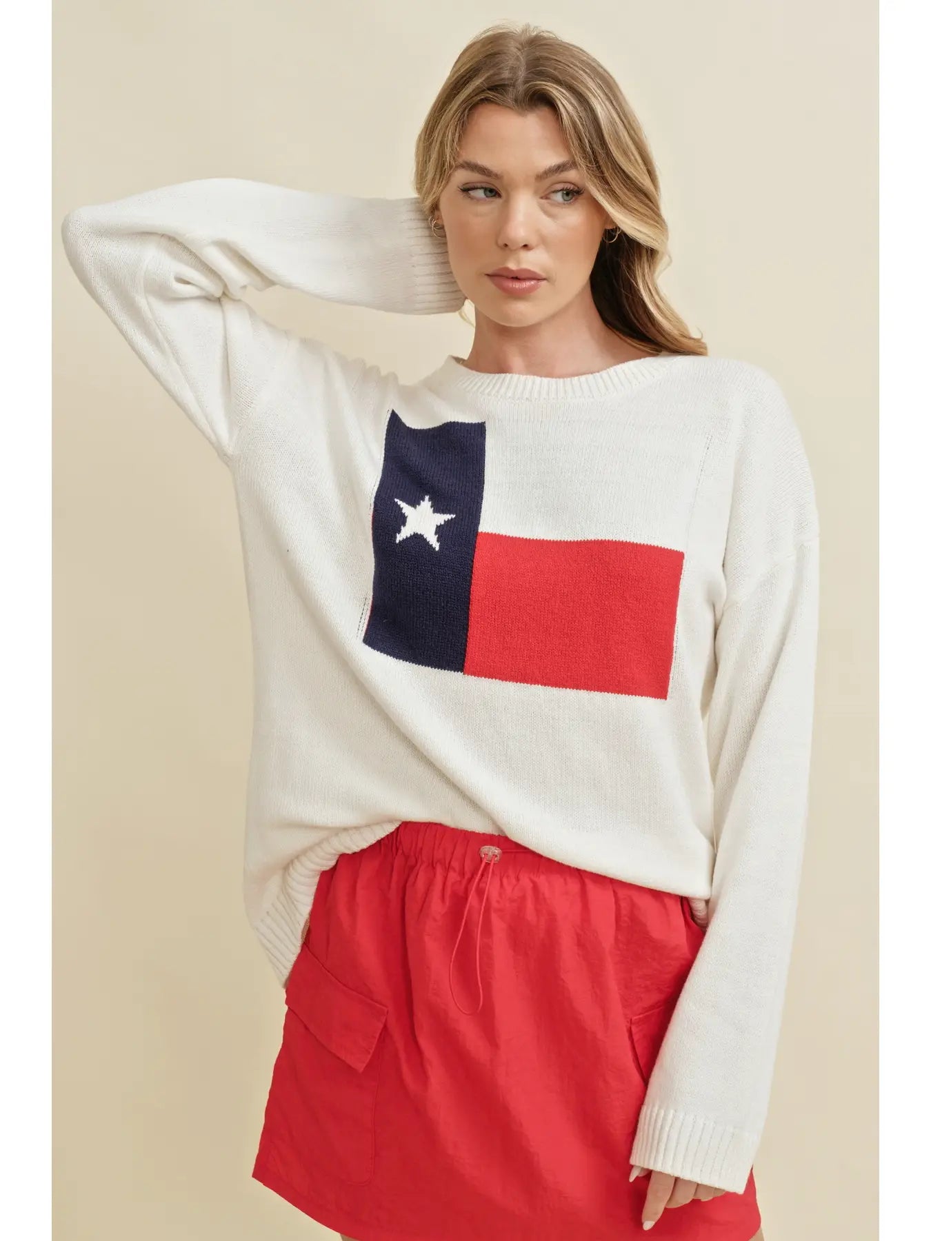 Texas Flag Sweater