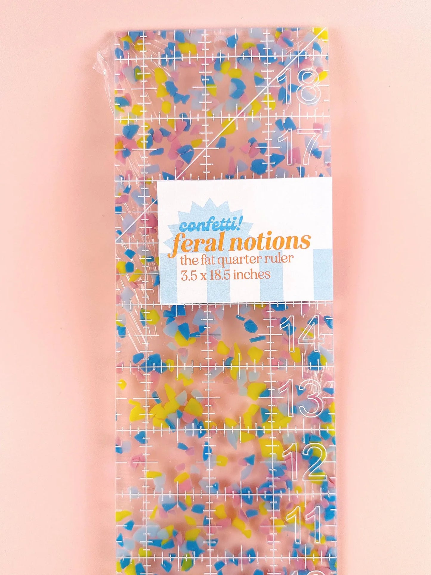 Confetti Fat Quarter Ruler