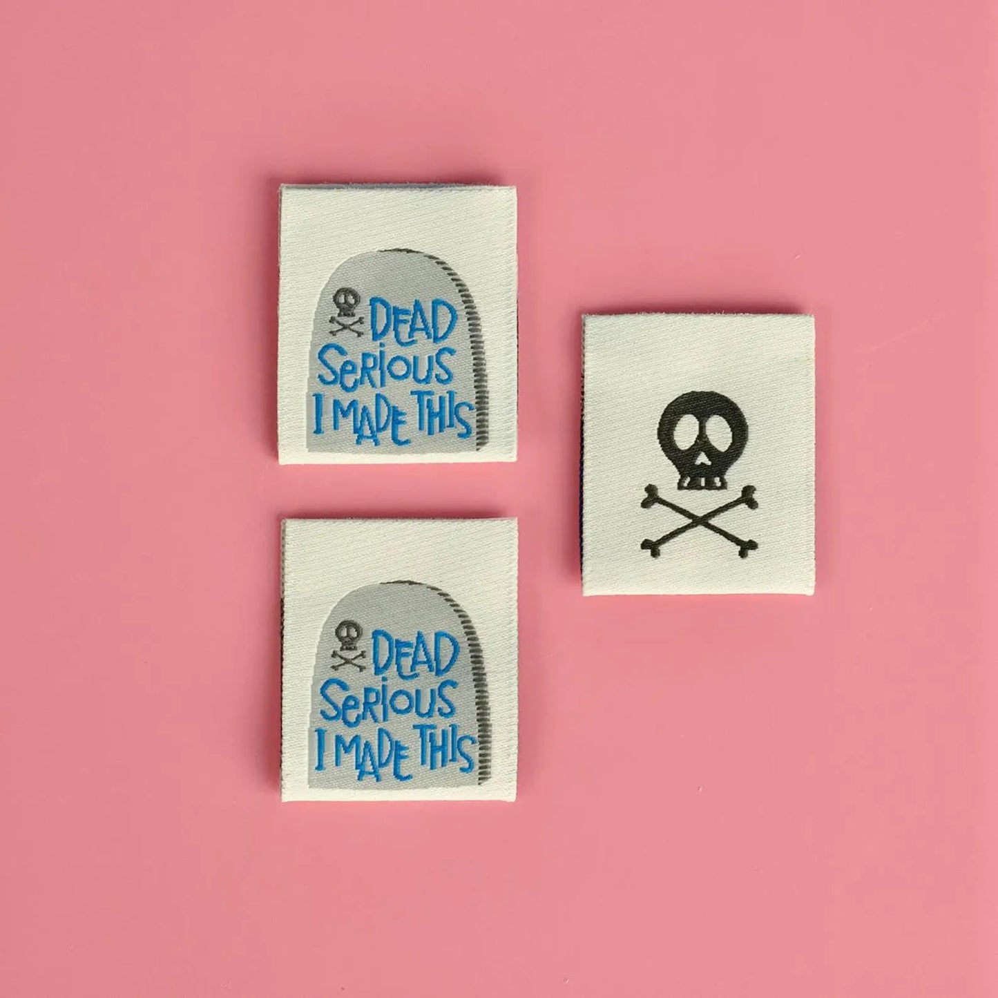 Kati Cupcake - Dead Serious - Designer Woven Labels