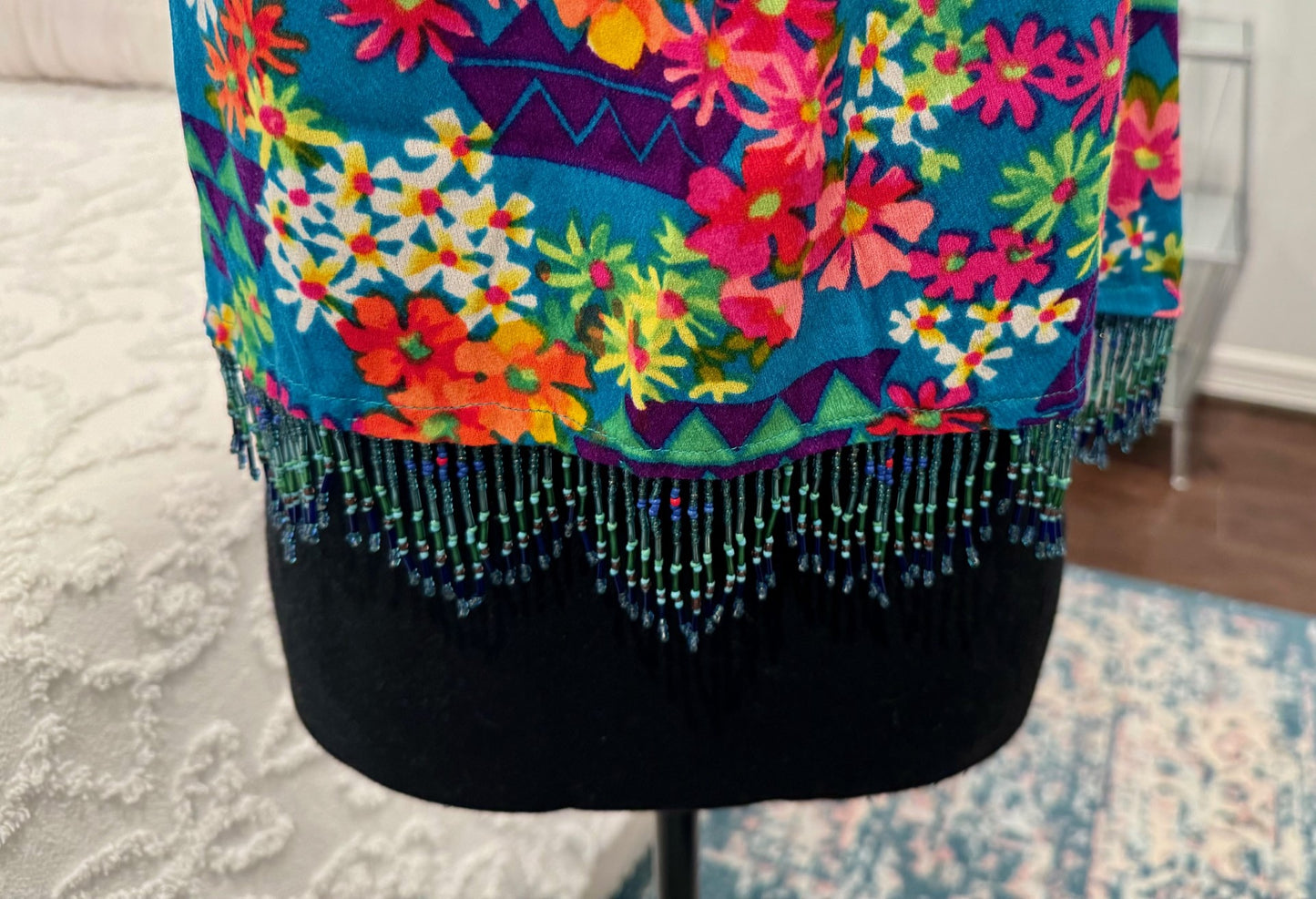 Redesigned Shirt - Fringed Halter top