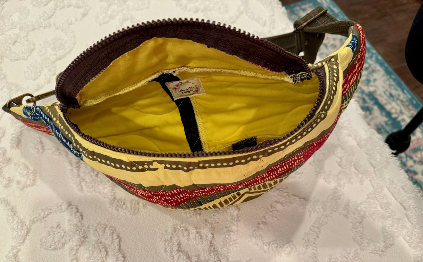 Quilted Chic - Tribal Quilt Fanny Pack