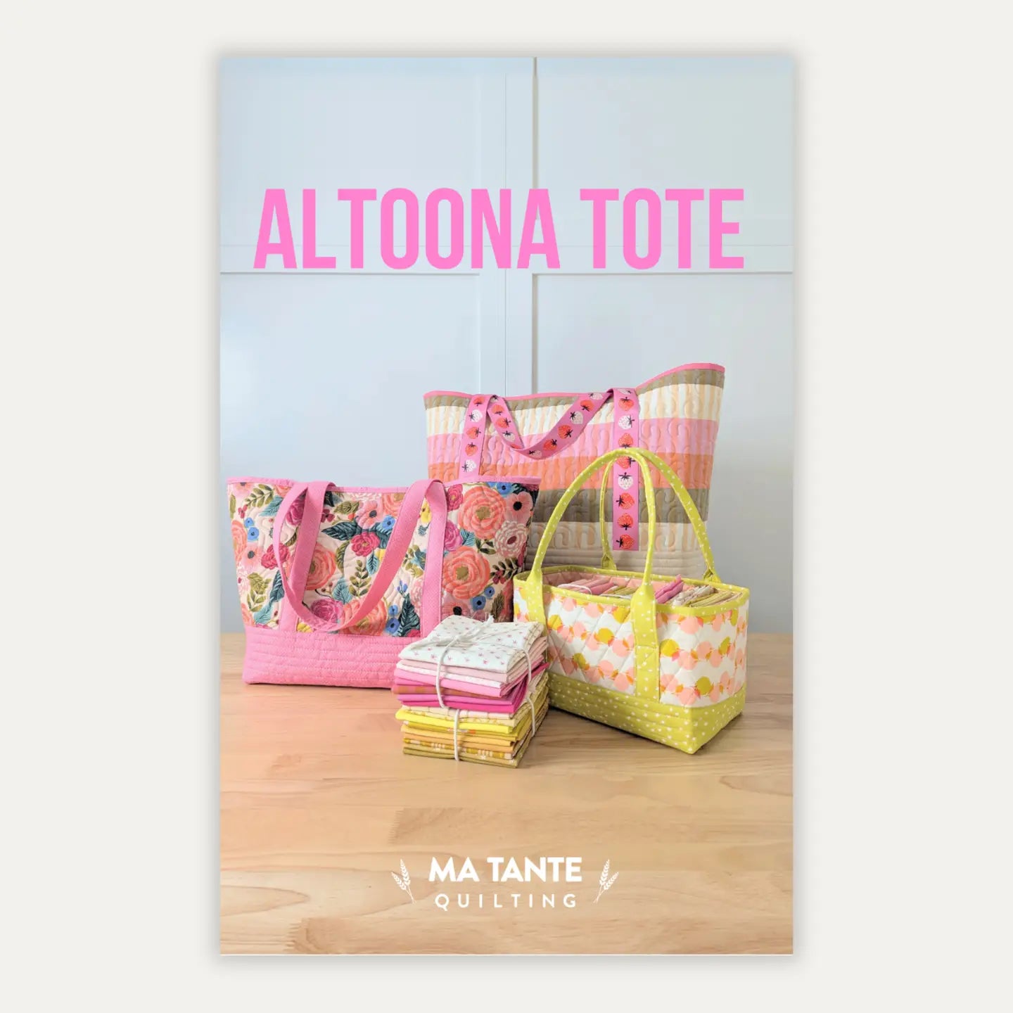 Altoona Tote (Paper Pattern) -  Ma Tante Quilting