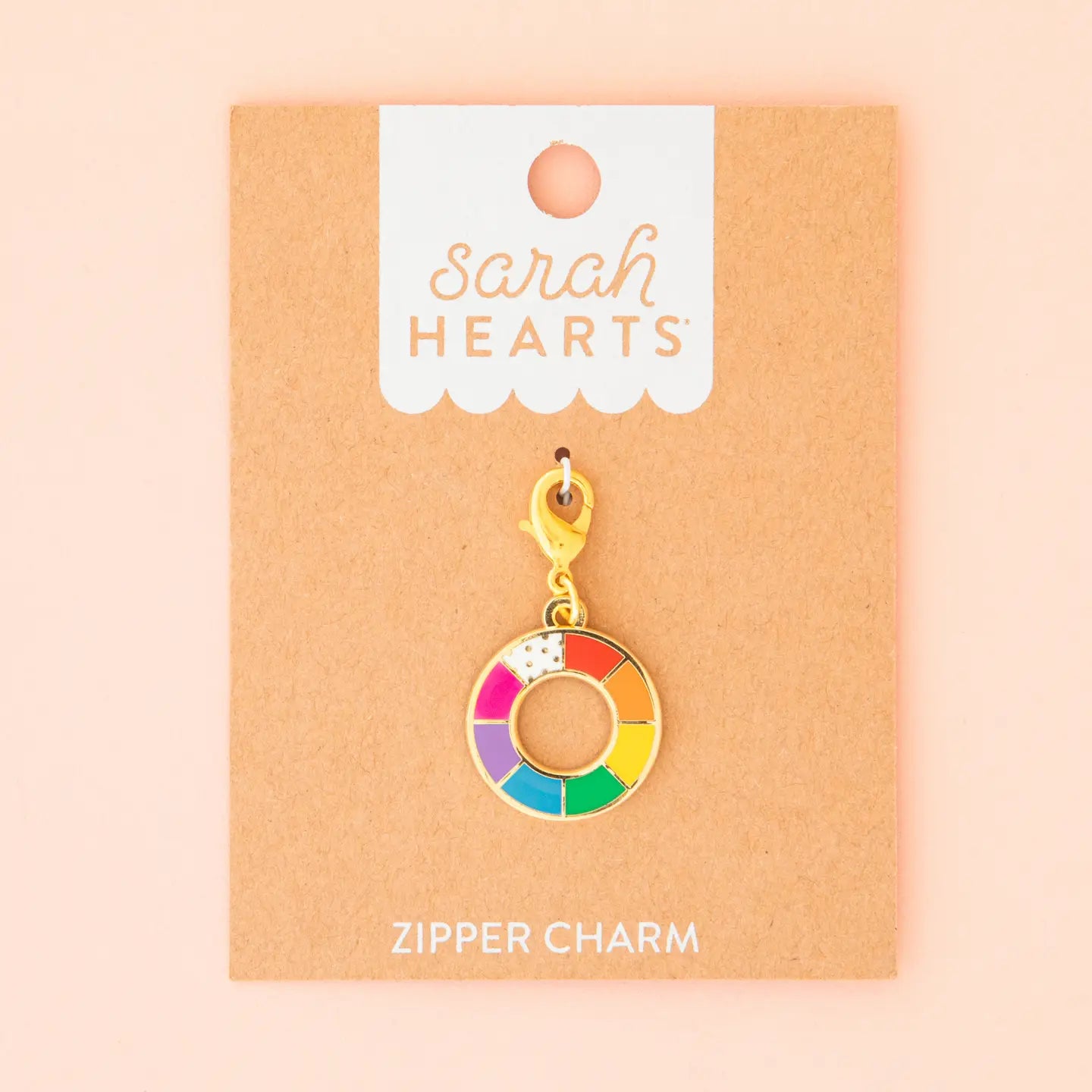 Color Wheel Zipper/Bag Charm by Sarah Hearts