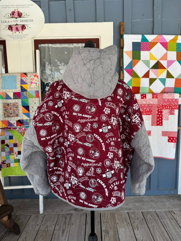 Quilted Texas A&M Hoodie