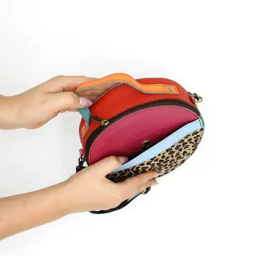 Hera Leopard Print Crossbody Bag