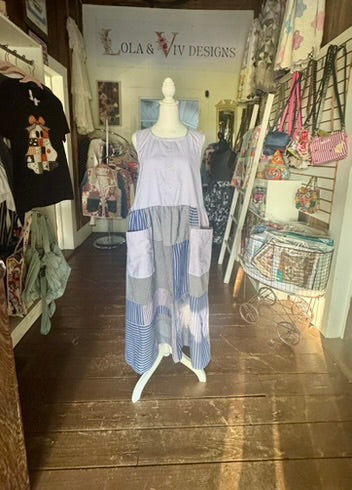 Paatchwork Wrap Apron/Dress