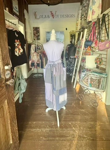Paatchwork Wrap Apron/Dress