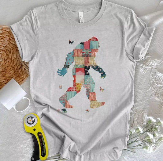 Patchwork Bigfoot T-Shirt