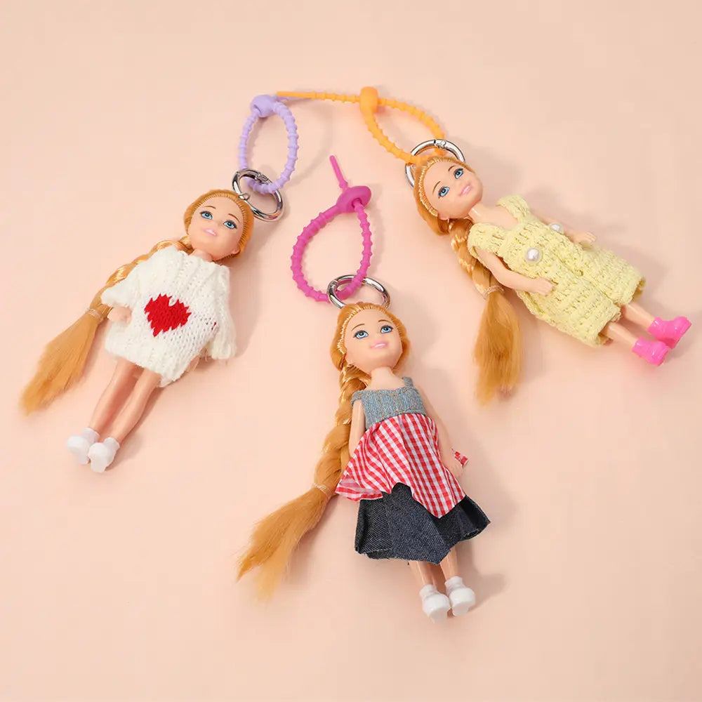 Doll Keychain Bag Charm