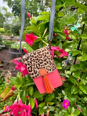 Pink Gia Phone Crossbody Bag