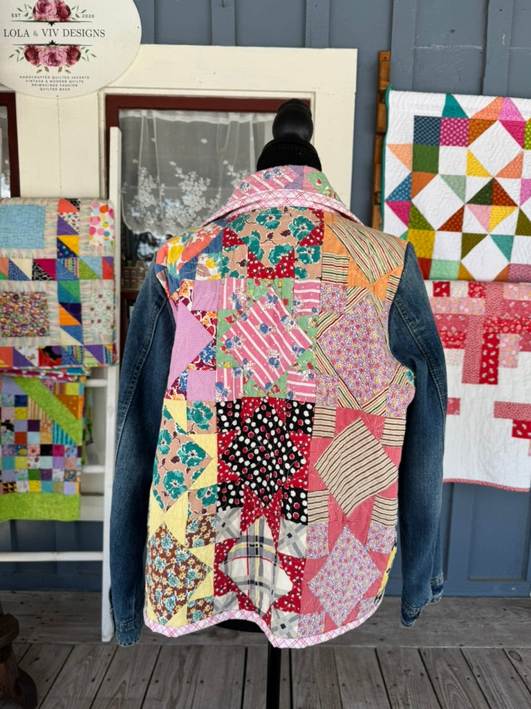 Quilted Jacket - Quilts and Denim