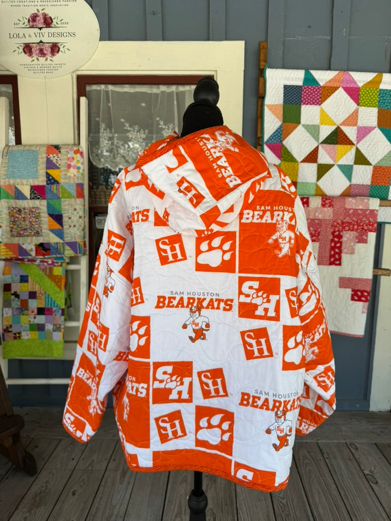 Quilted Sam Houston State University (SNHU) Hoodie