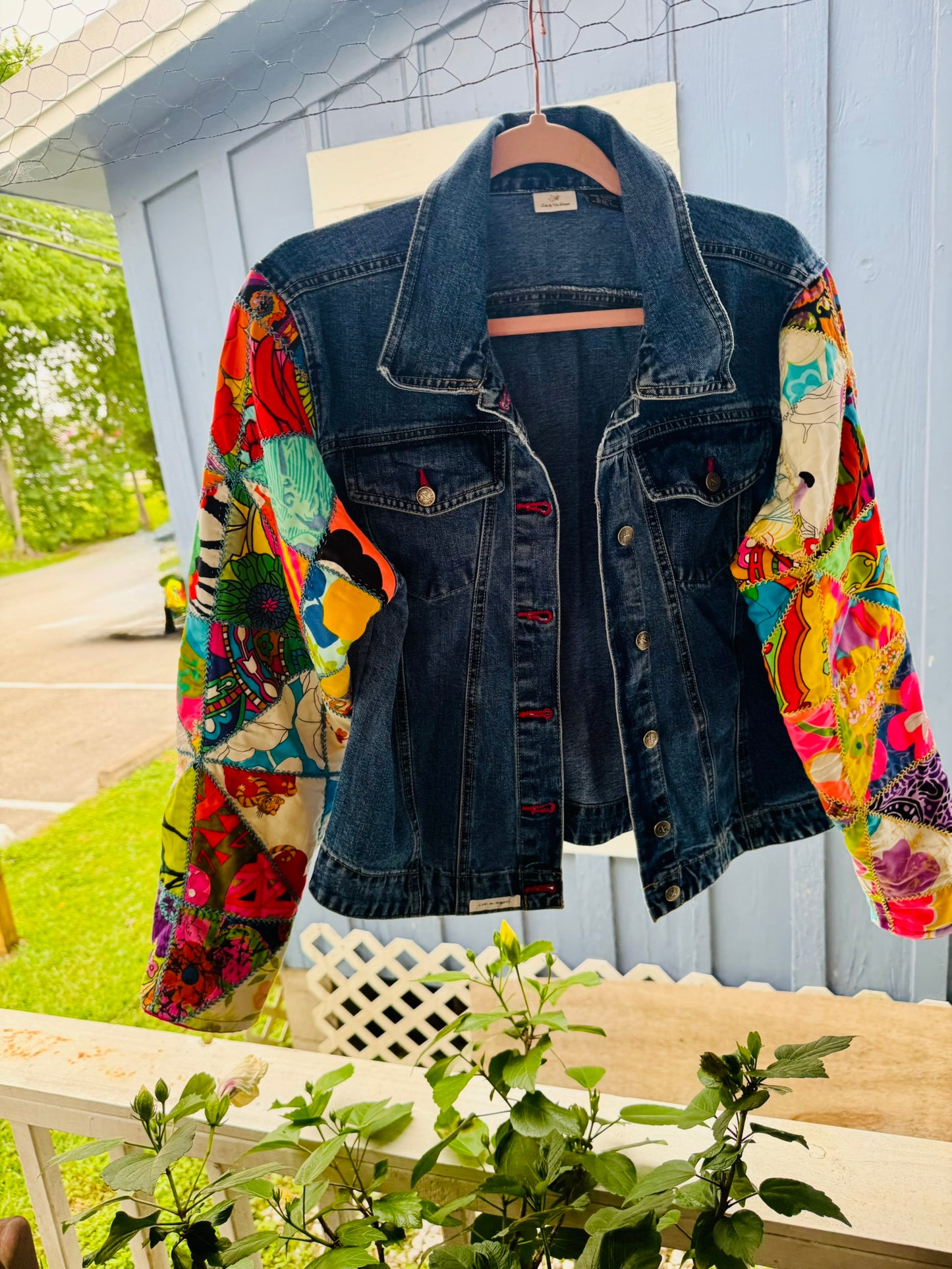 1970s Attitude in a Denim Jacket