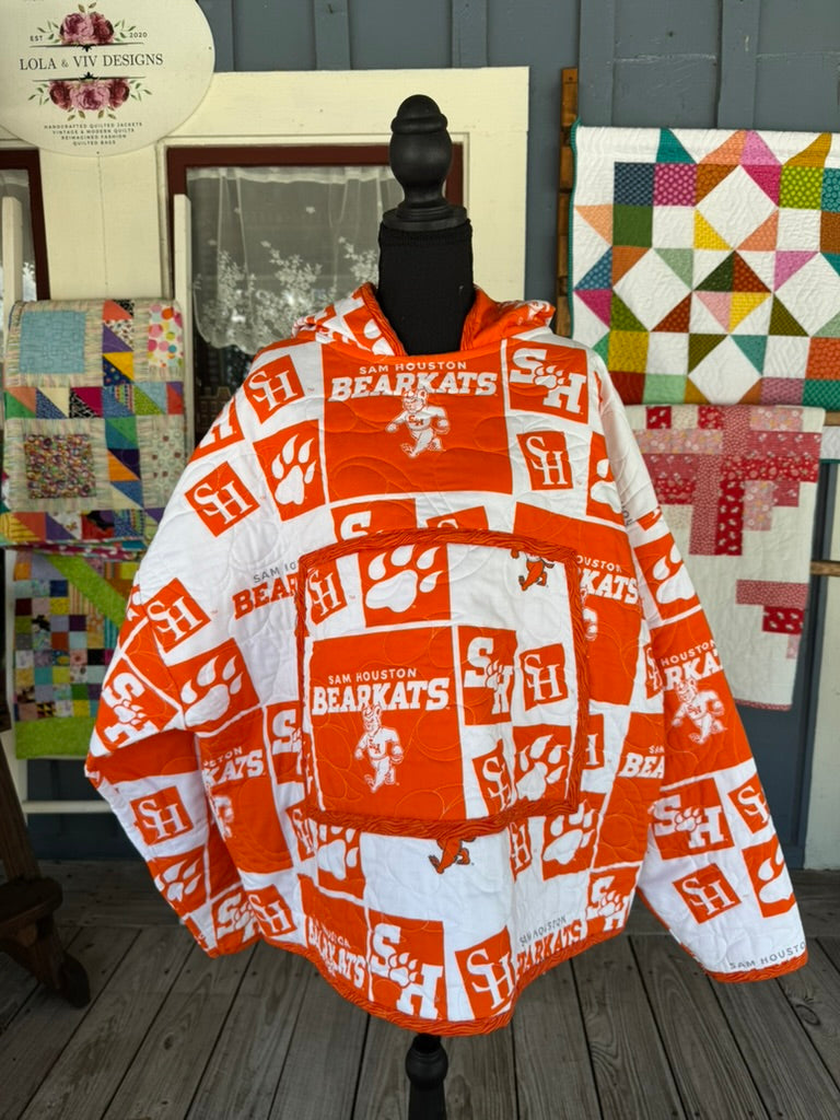 Quilted Sam Houston State University (SNHU) Hoodie