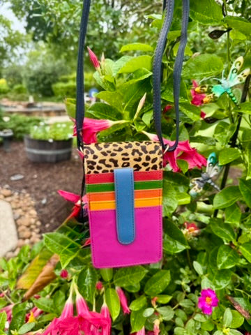 Blue Miley Phone Crossbody Bag