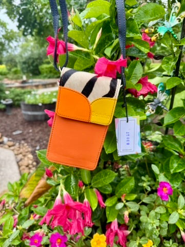 Orange Miley Phone Crossbody Bag