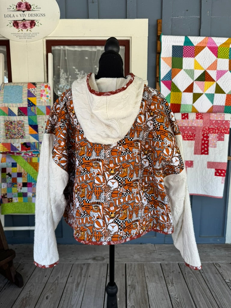 Quilted University of Texas Hoodie
