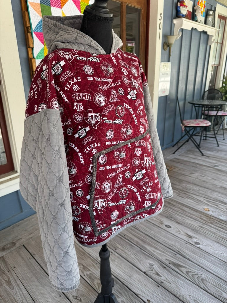 Quilted Texas A&M Hoodie