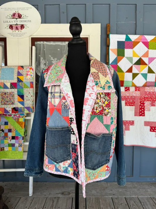 Quilted Jacket - Quilts and Denim