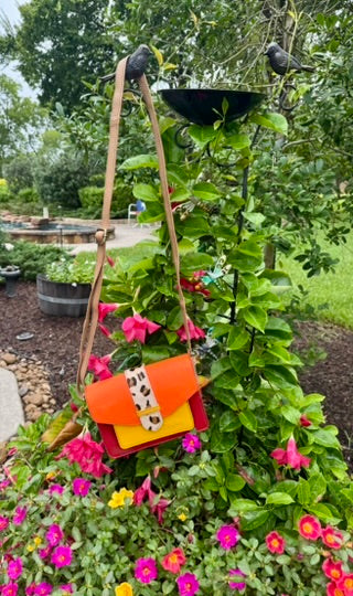 Red Grace Reversible Loop · Crossbody Bag