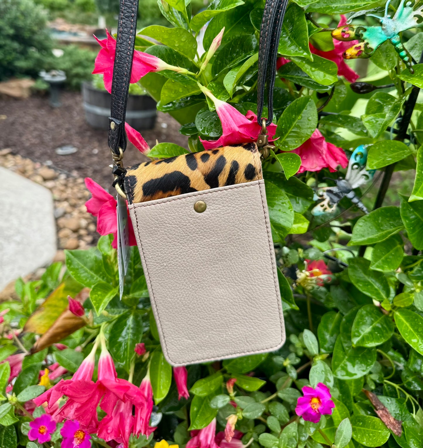 Green Gia Phone Crossbody Bag