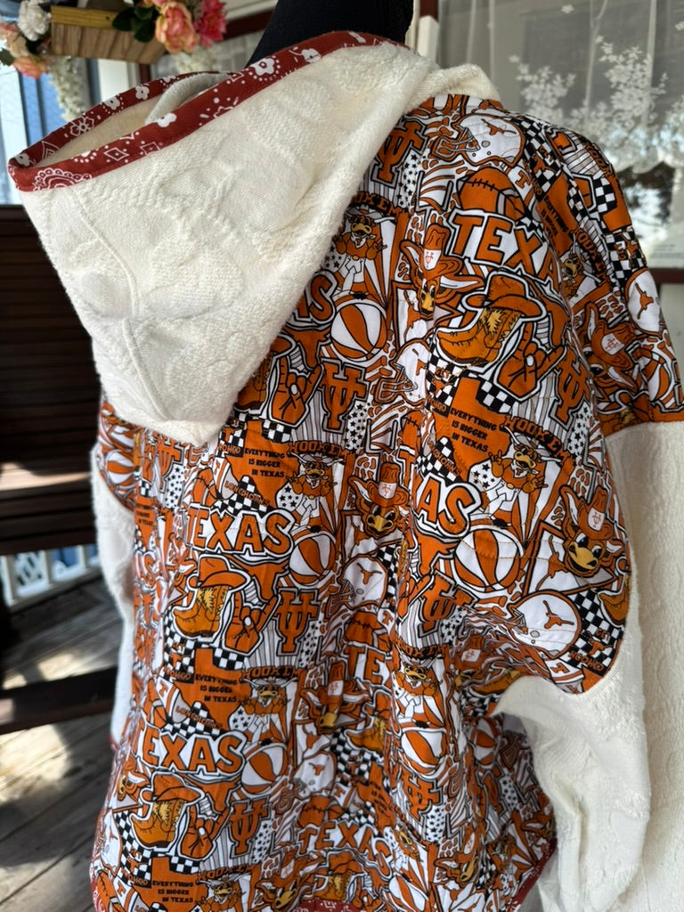 Quilted University of Texas Hoodie