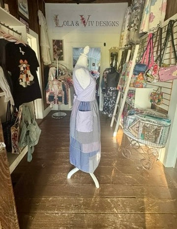 Paatchwork Wrap Apron/Dress