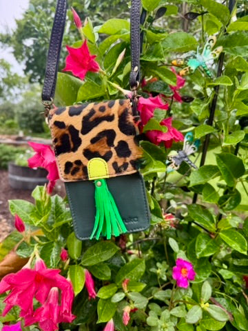 Green Gia Phone Crossbody Bag