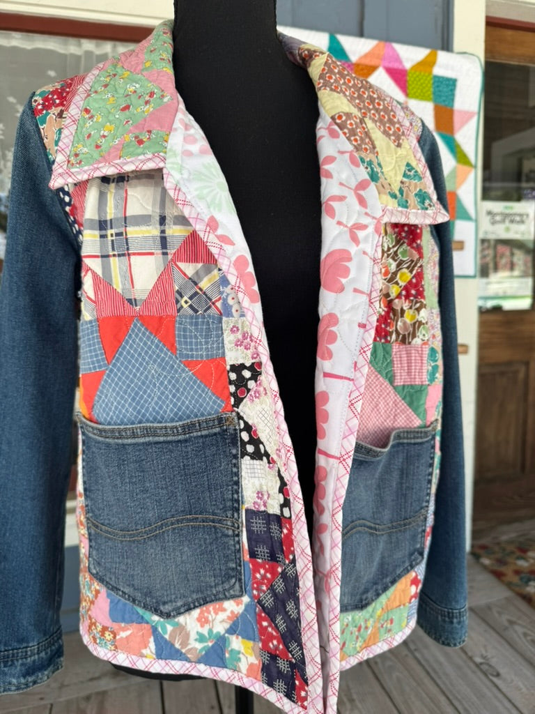 Quilted Jacket - Quilts and Denim
