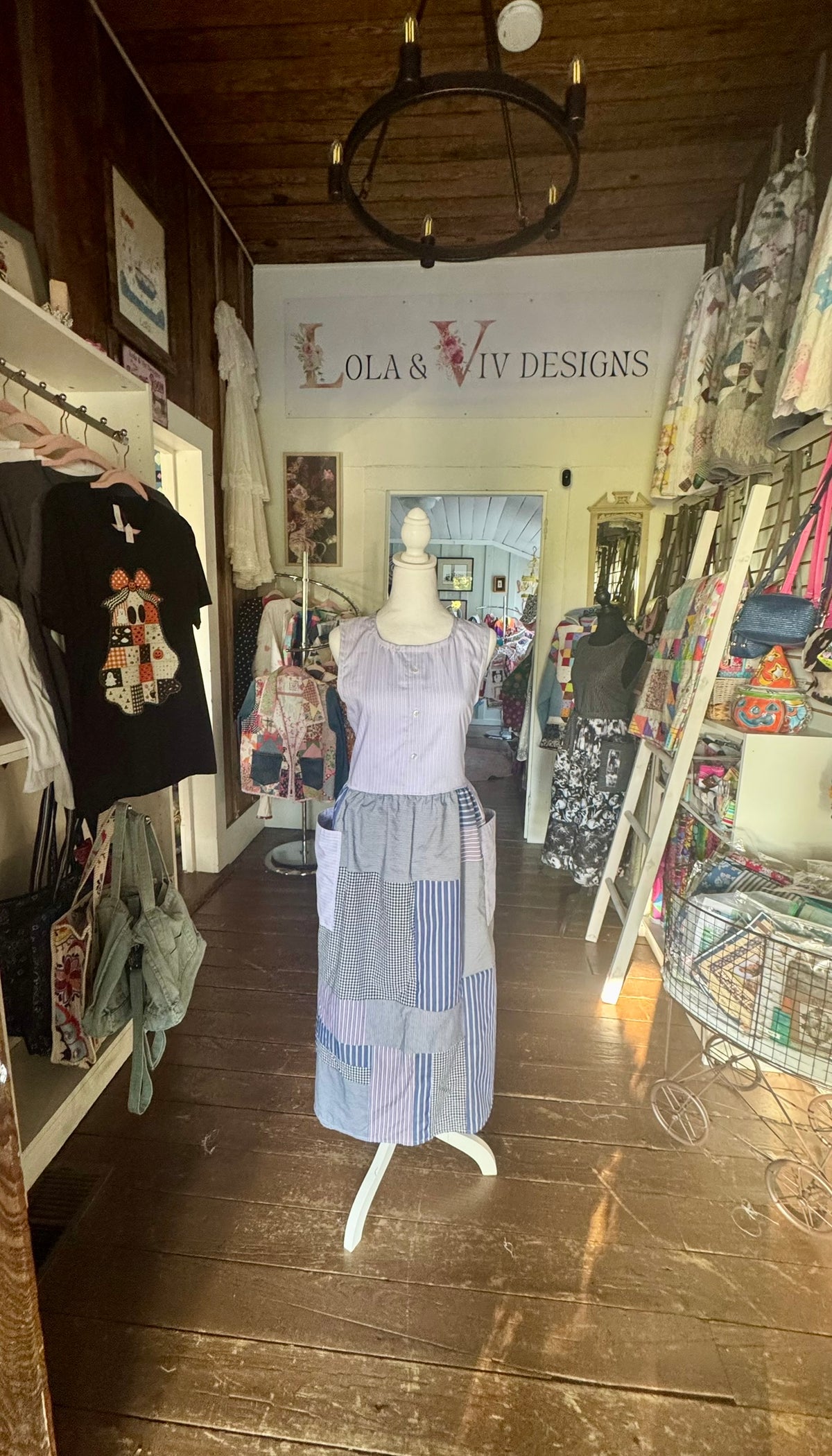 Paatchwork Wrap Apron/Dress