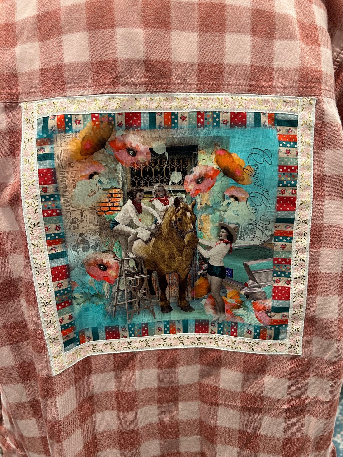 Redesigned Flannels - Vintage Cowgirl Car Wash