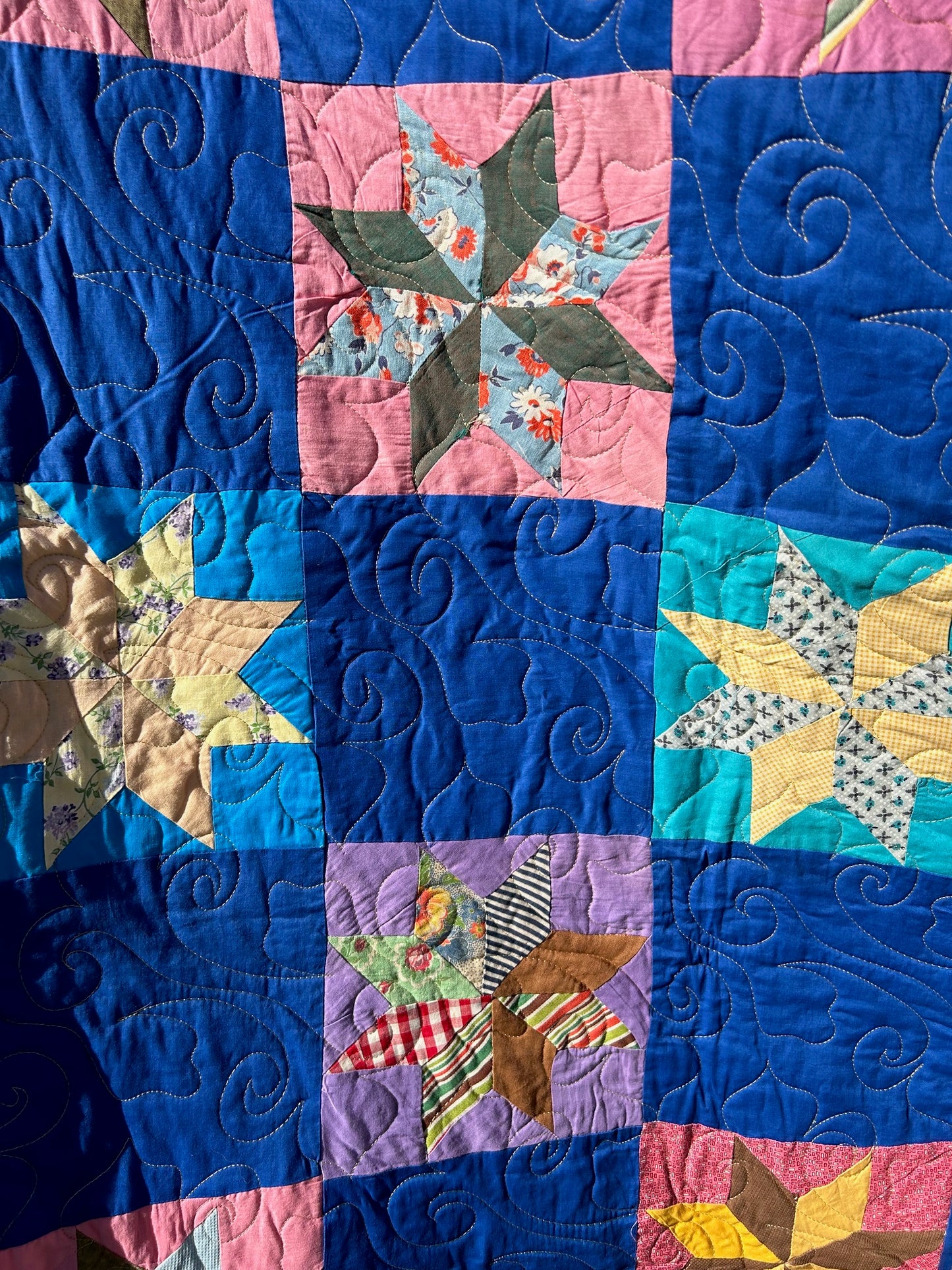 Antique Quilts - Stars and Squares