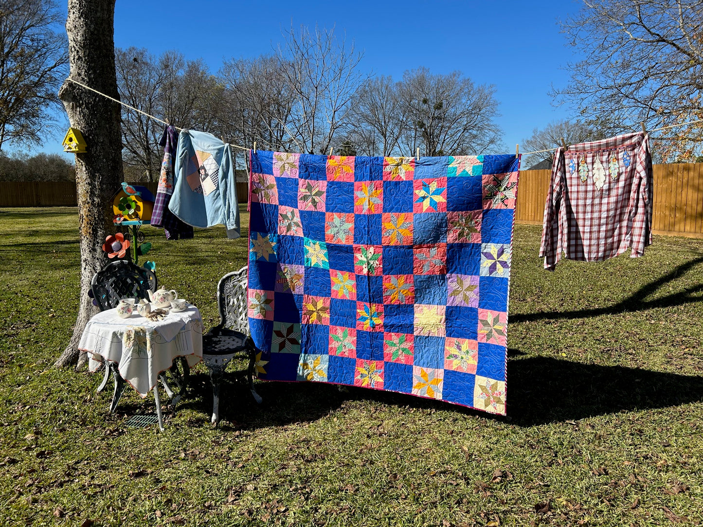 Antique Quilts - Stars and Squares